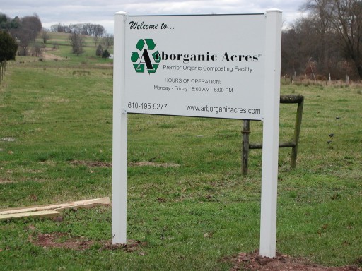 Arborganic Entry Sign